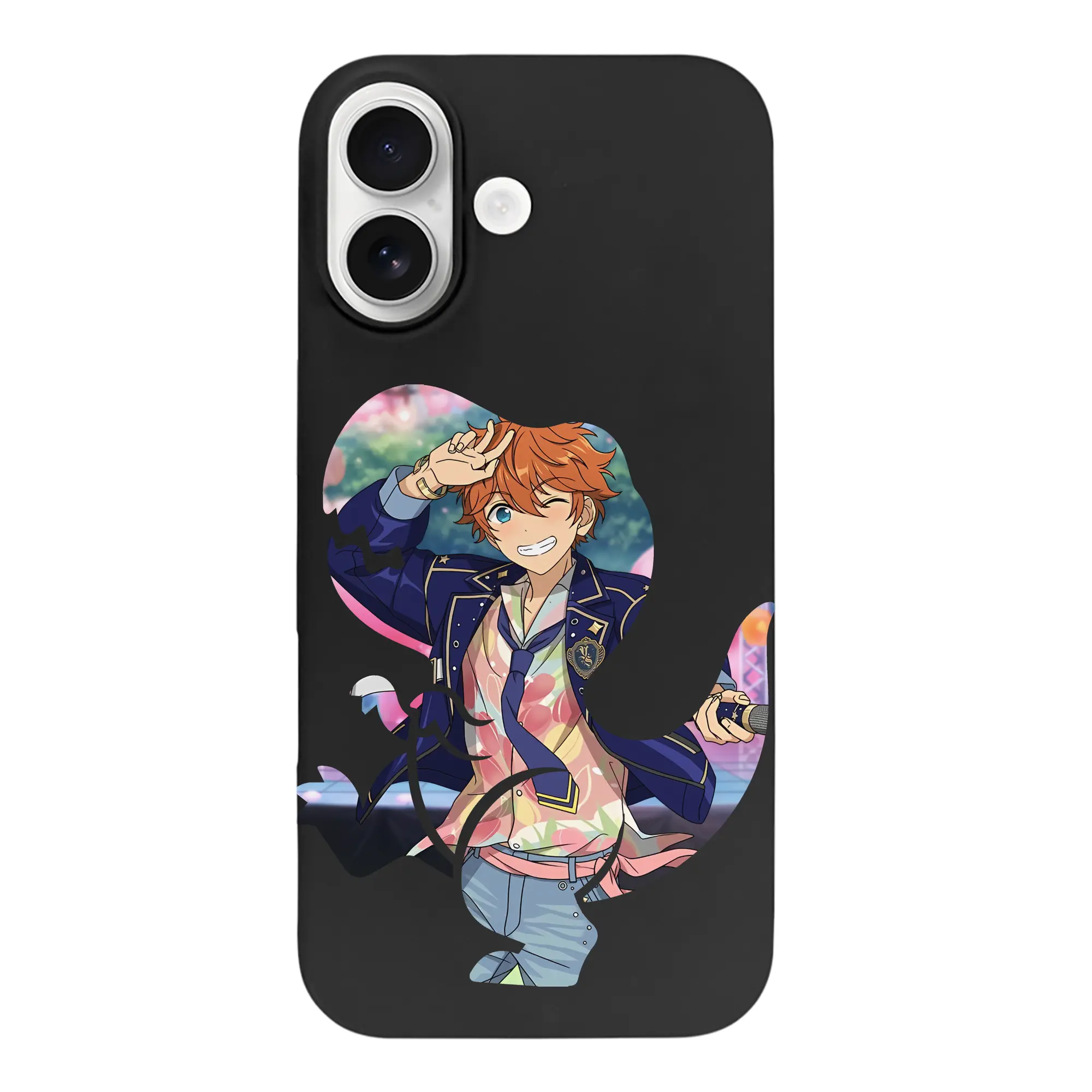 あんさん ぶる グッズ Trickstar 明星スバル - iPhone 17 シリーズ シリコンケース 薄型 耐衝撃 指紋防止 ソフトタッチカバー 精密フィット 傷防止 保護ケース iPhone 17/17 Air/17 Pro/17 Pro Max 対応